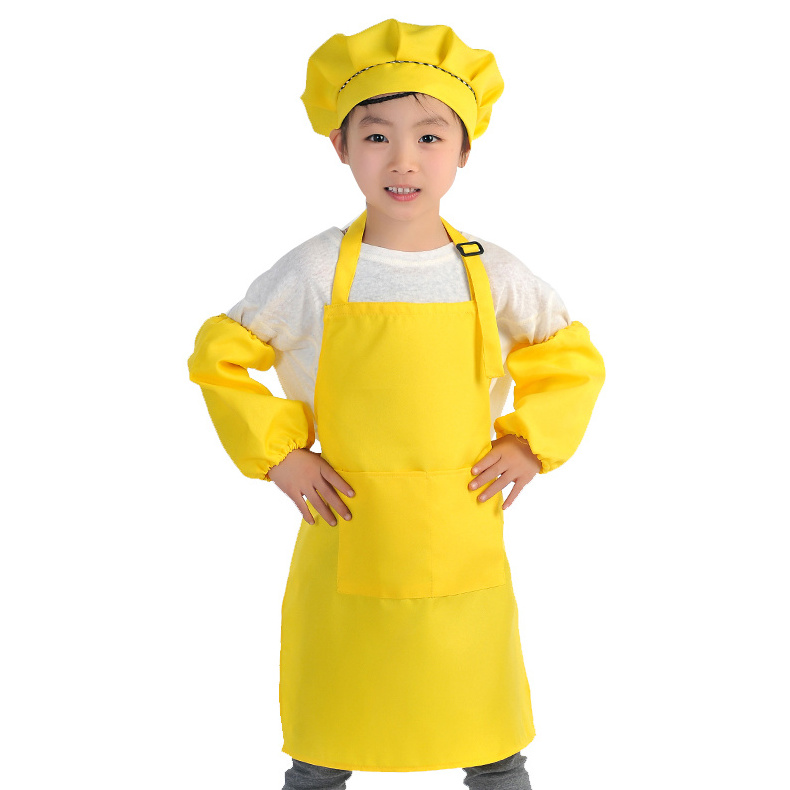 kids chef apron kit hat