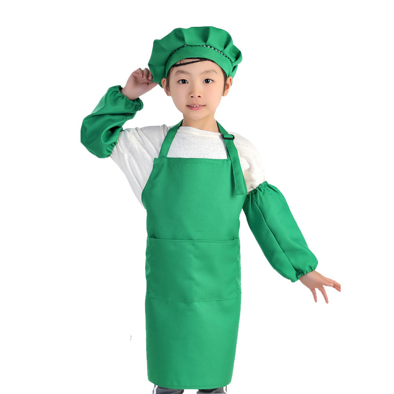 kids chef apron kit hat