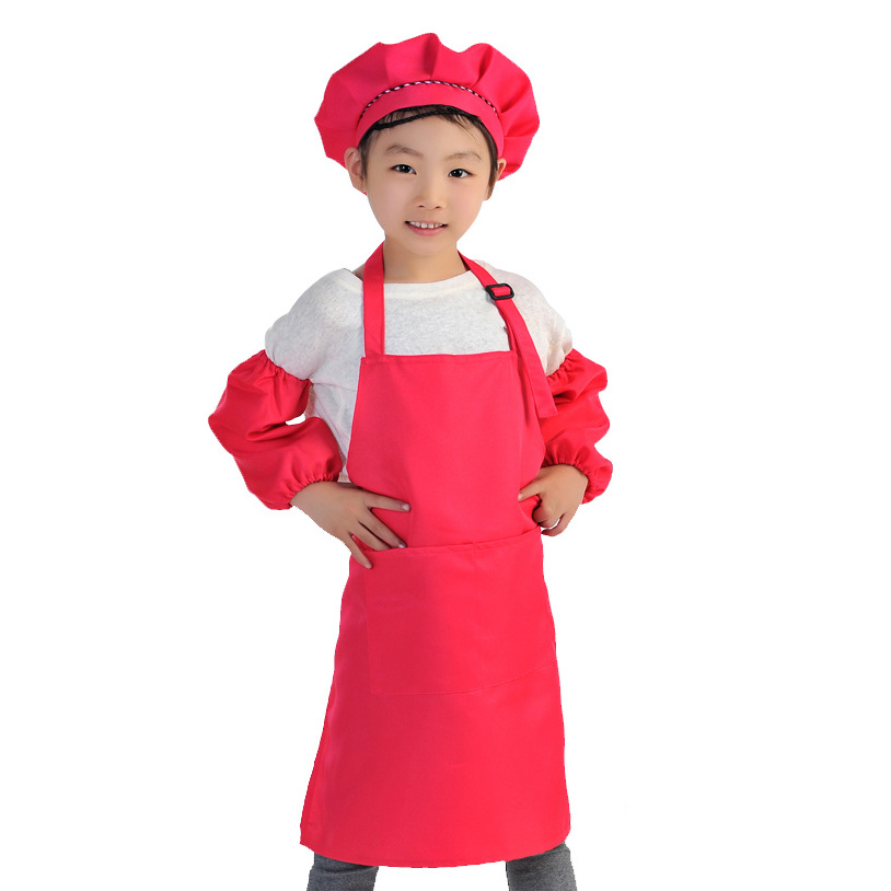 kids chef apron kit hat