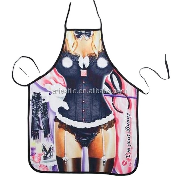 Ladies Sexy Servant Apron and Collar Costume Underwear kimono apron uniform