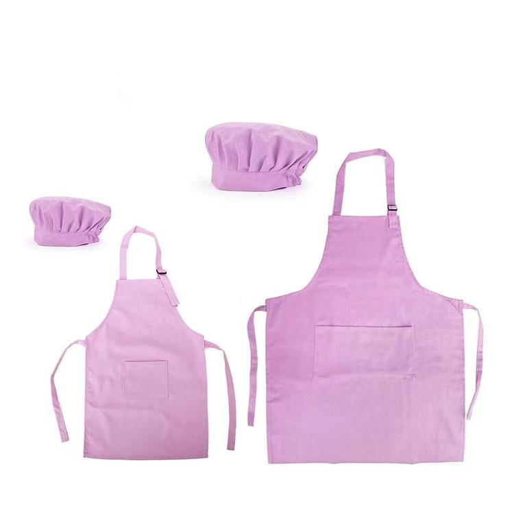 children customized printed kid art paint apron kids apron and chef hat set apron for kids