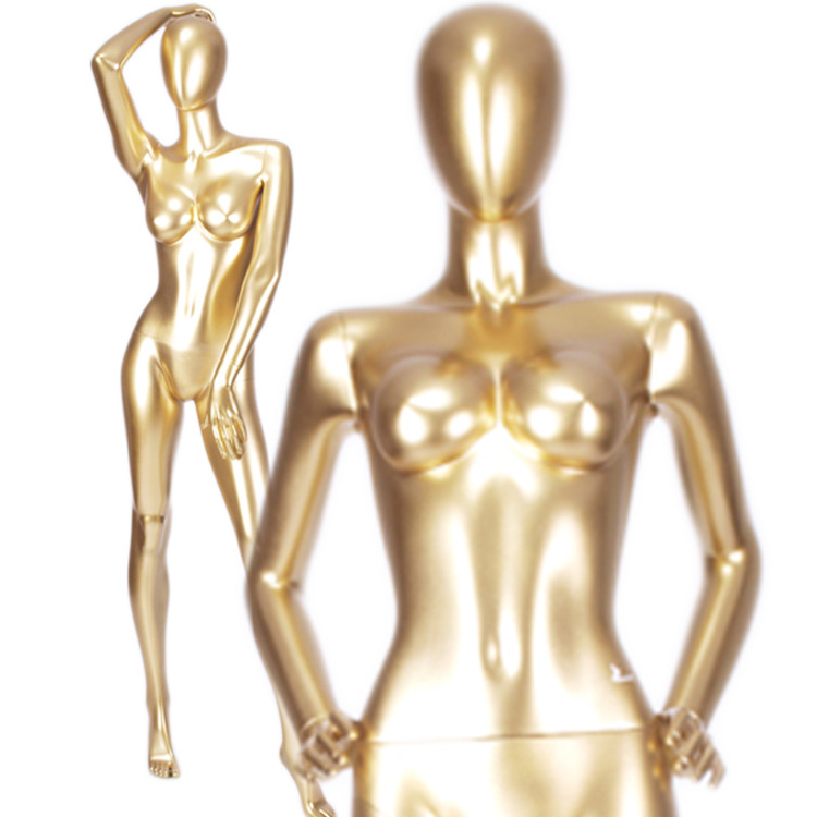 fashion shop window clothing gold dummies manufacturers for sale