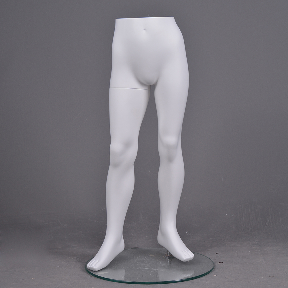 Hot sale fiberglass kids mannequin half body 8 years child leg mannequin for pants