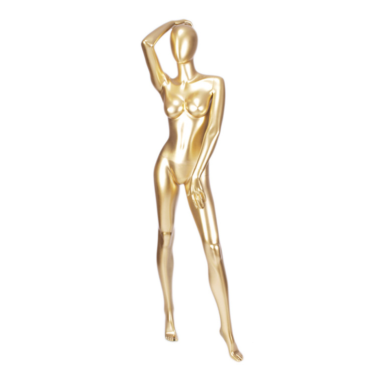 fashion shop window clothing gold dummies manufacturers for sale