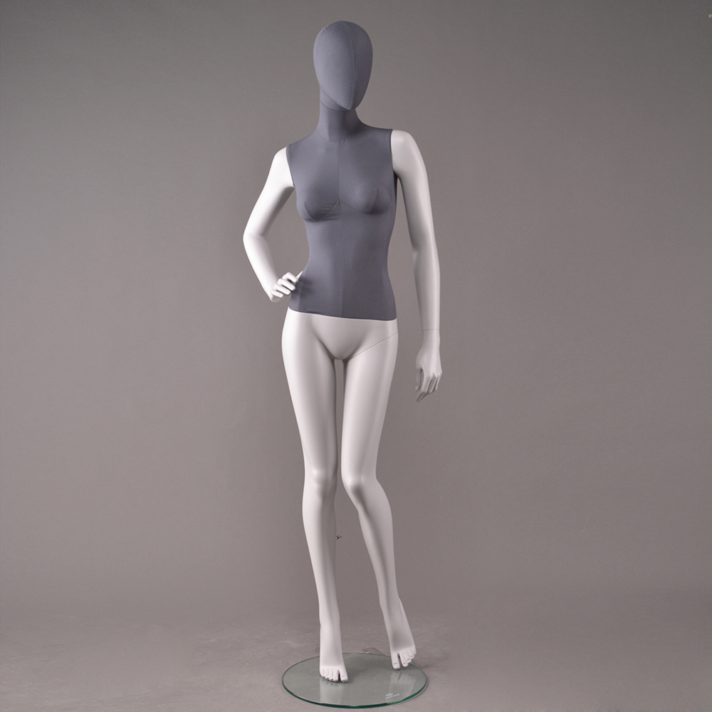 Customized Cloth Body Full Body Mannequins Female Manikin Dummy With Flexible Wooden Arms