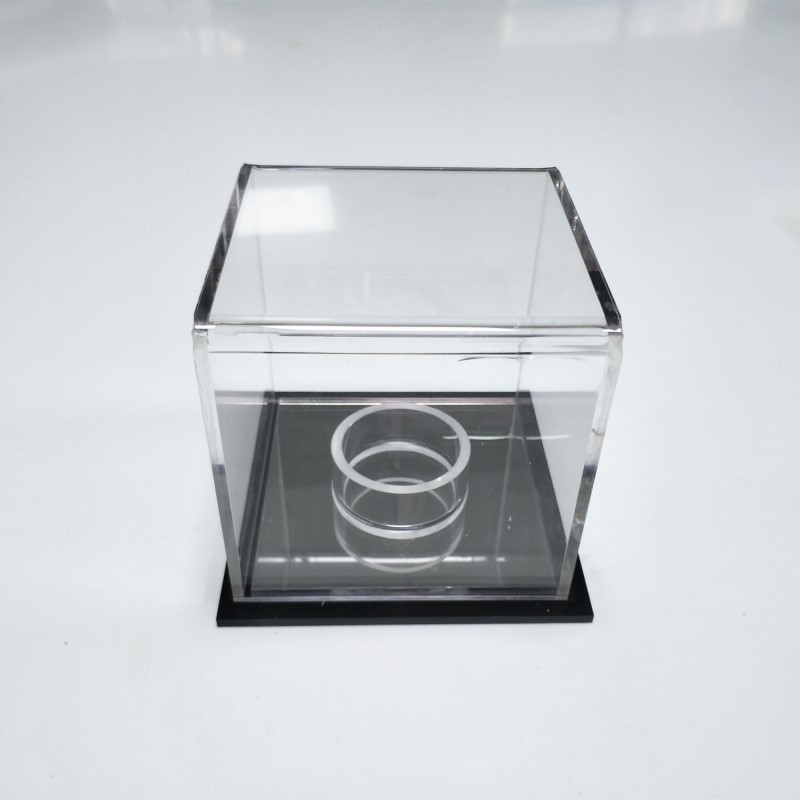 New Arrival 3mm Thick Customized Clear Acrylic Golf Ball Display Box Factory Model with Plexiglass and Plastic Material