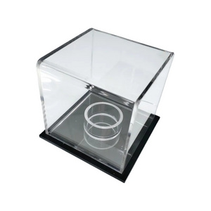 New Arrival 3mm Thick Customized Clear Acrylic Golf Ball Display Box Factory Model with Plexiglass and Plastic Material