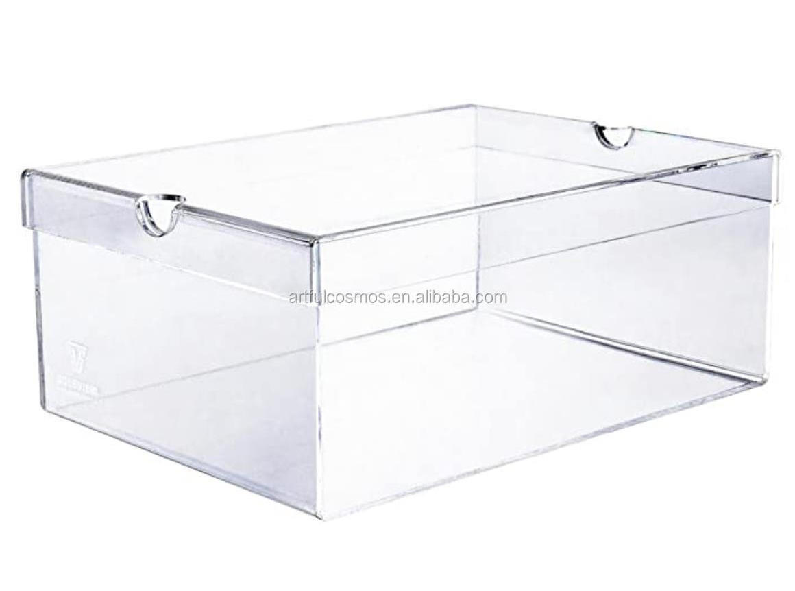 2022 Modern Design Clear Plexiglass Acrylic Shoe Display Stand Rack Counter Top Plastic Model for Retail Stores