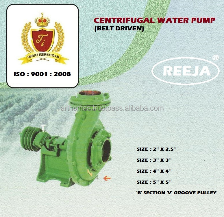 water pump set centrifugal type direct coupled and belt driven for irrigation