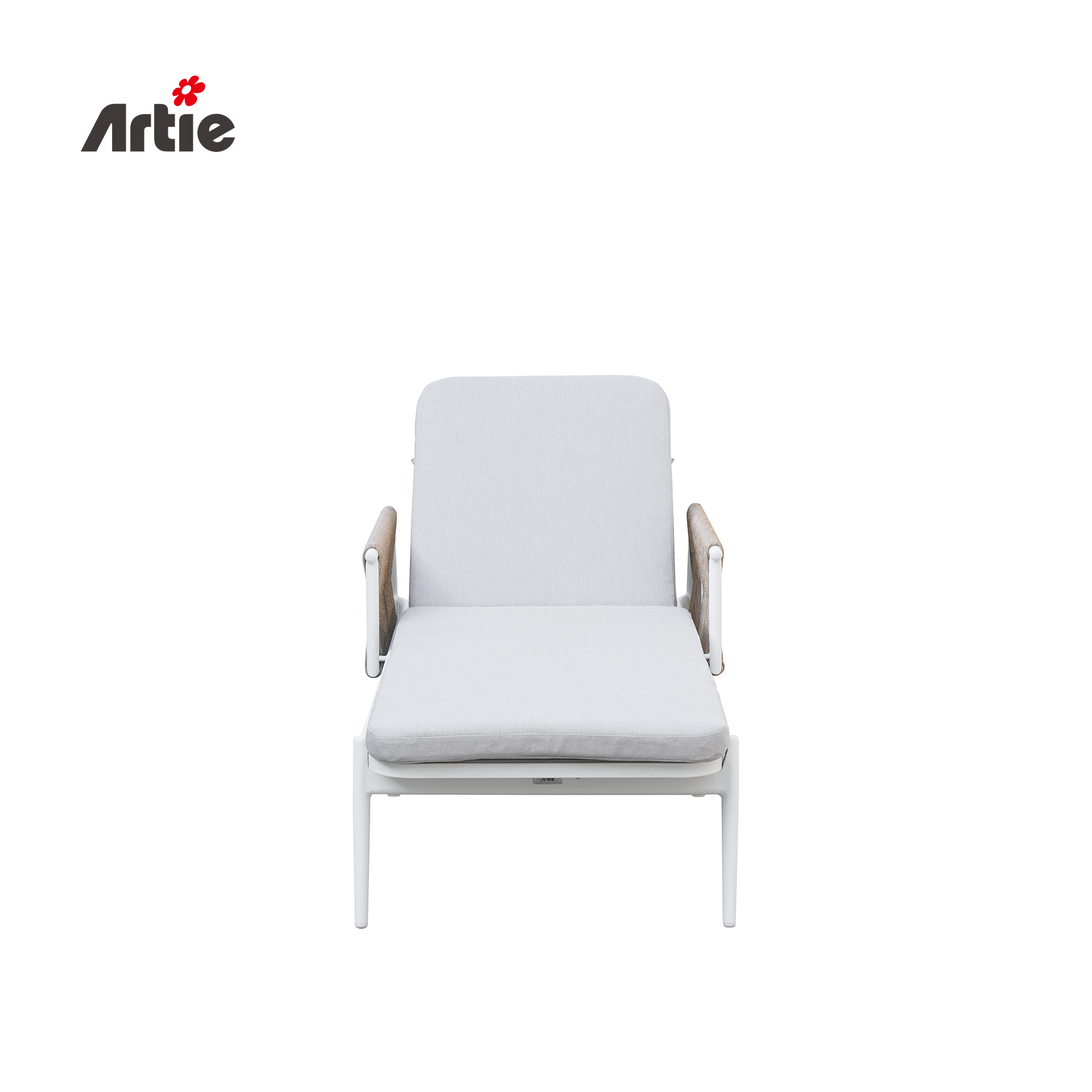 Artie Rattan Hotel Outdoor Furniture Adjustable Beach Lounger Chairs Wholesale Pool Chairs Sun Lounger