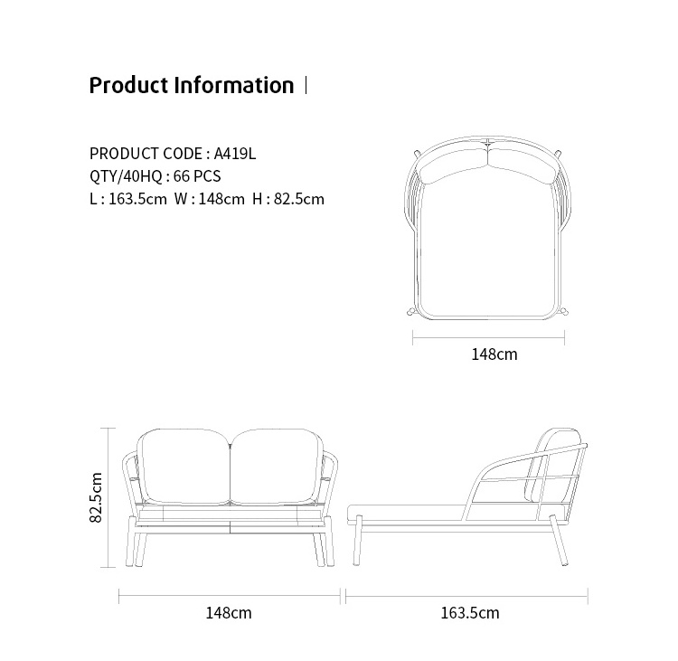 Artie High-end Hotel Furniture 5 Star Modern Poolside Sunbeds Swimming Pool Furniture Rattan Daybed Outdoor