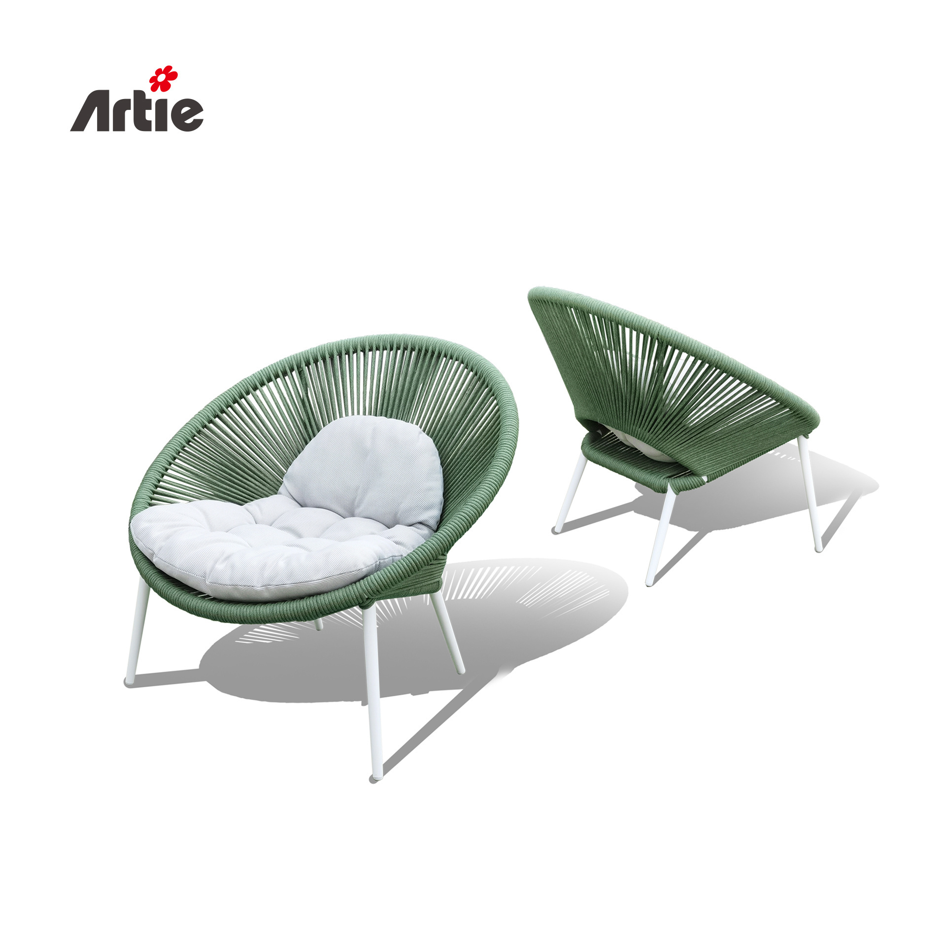 Artie Luxury Outside Furniture Patio Sofa set Modern Garden Sofa Furniture Rope Garden Furniture Set