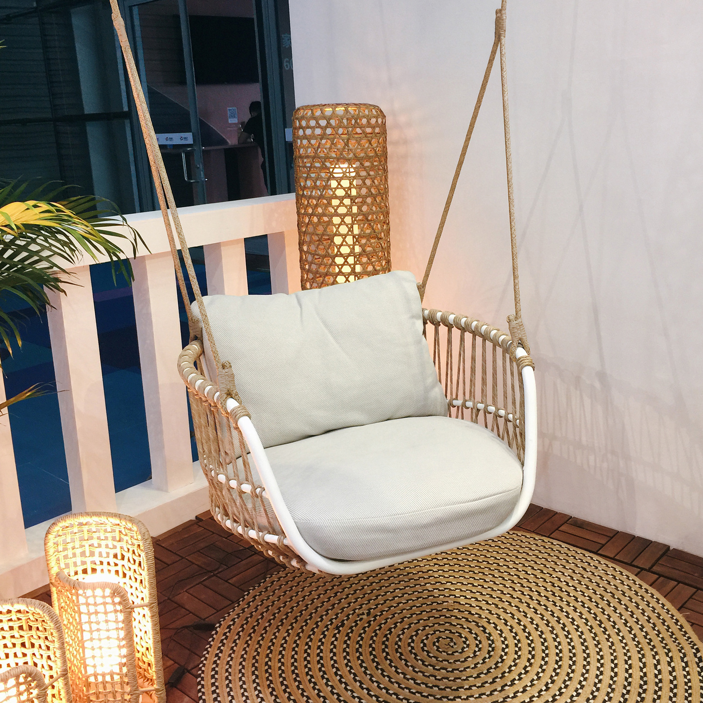 Artie Wholesale Rattan Outdoor Furniture Patio Swing Balcony Furniture Outdoor Garden Swing Hanging Chair