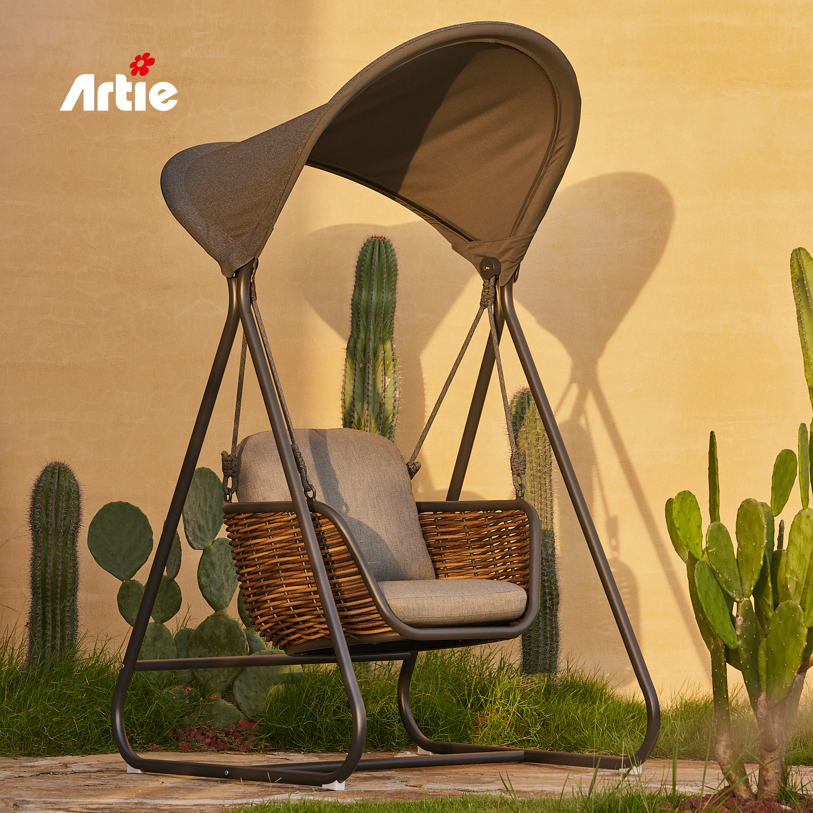 Artie Rattan Balcony Furniture Outdoor Egg Chairs Modern Garden Furniture Outdoor Patio Swing Chair