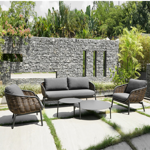 Artie High End Custom Modern Wicker Furniture Patio Outdoor Weather Resistance Rattan Sofa Garden Sets