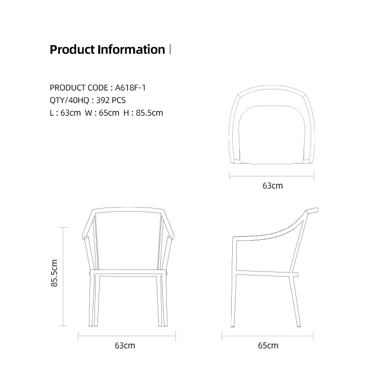 Artie Patio Furniture Garden Garden Dining Set Modern Outdoor Restaurant Dining Table And Chairs