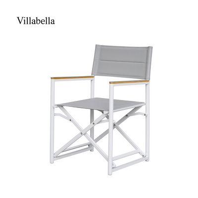 Wholesale Aluminum Restaurant Dining Furniture Garden Chairs Patio Furniture Outdoor White Folding Chair