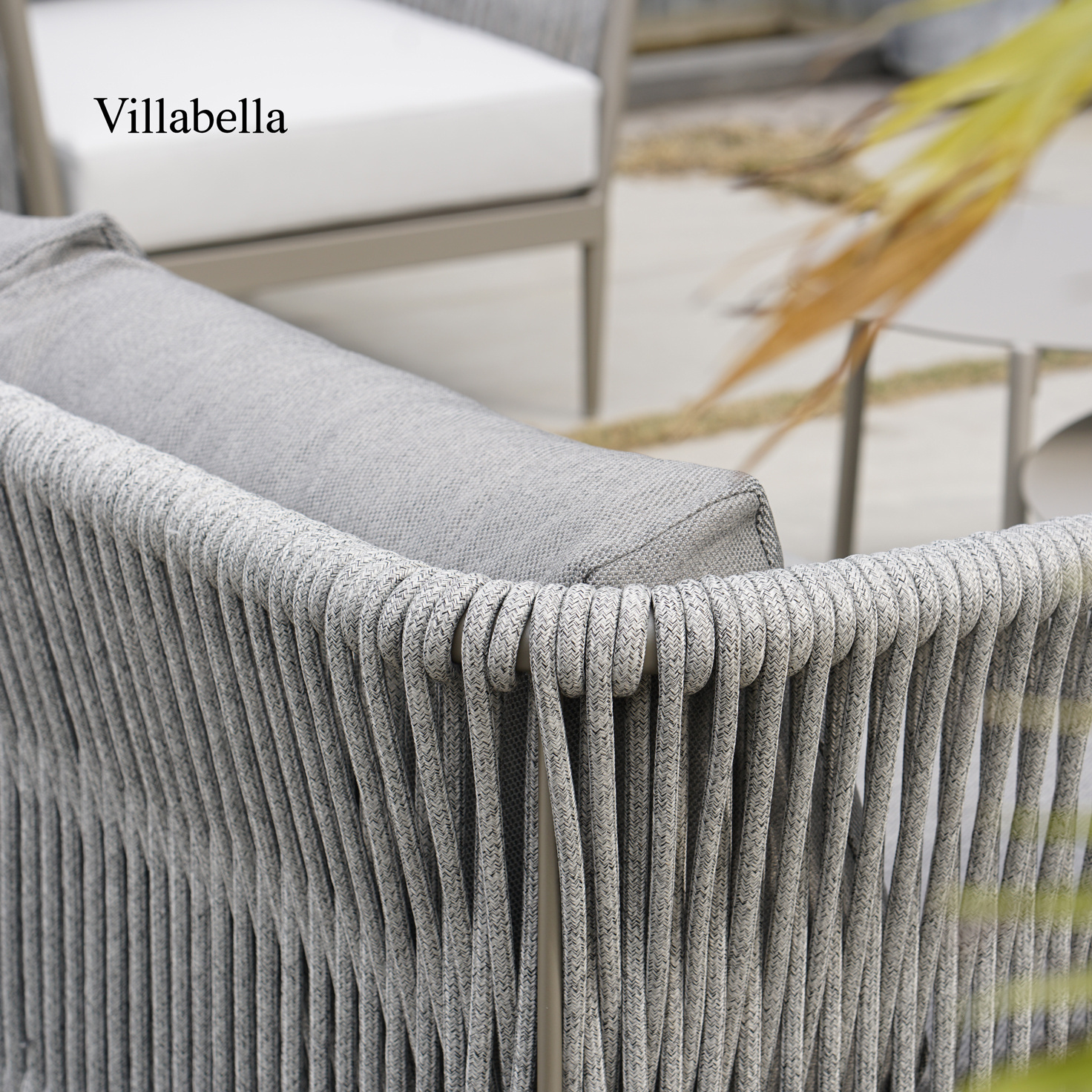 Villabella Modern Outdoor Furniture Patio Sofa Woven Garden Couches Outdoor Furniture Set Lounge Garden Sofa