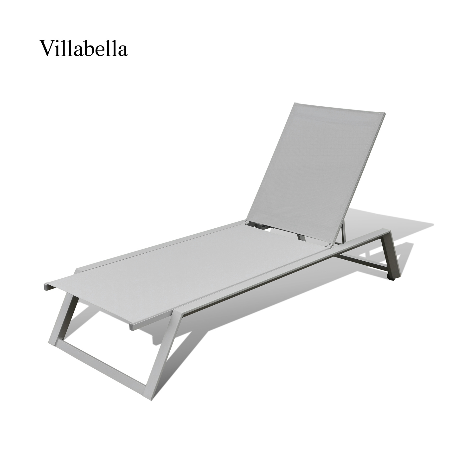 Modern Patio Furniture Aluminum Outdoor Chaise Lounge Chair Luxury Hotel Swimming Pool Furniture Pool Lounge Chair