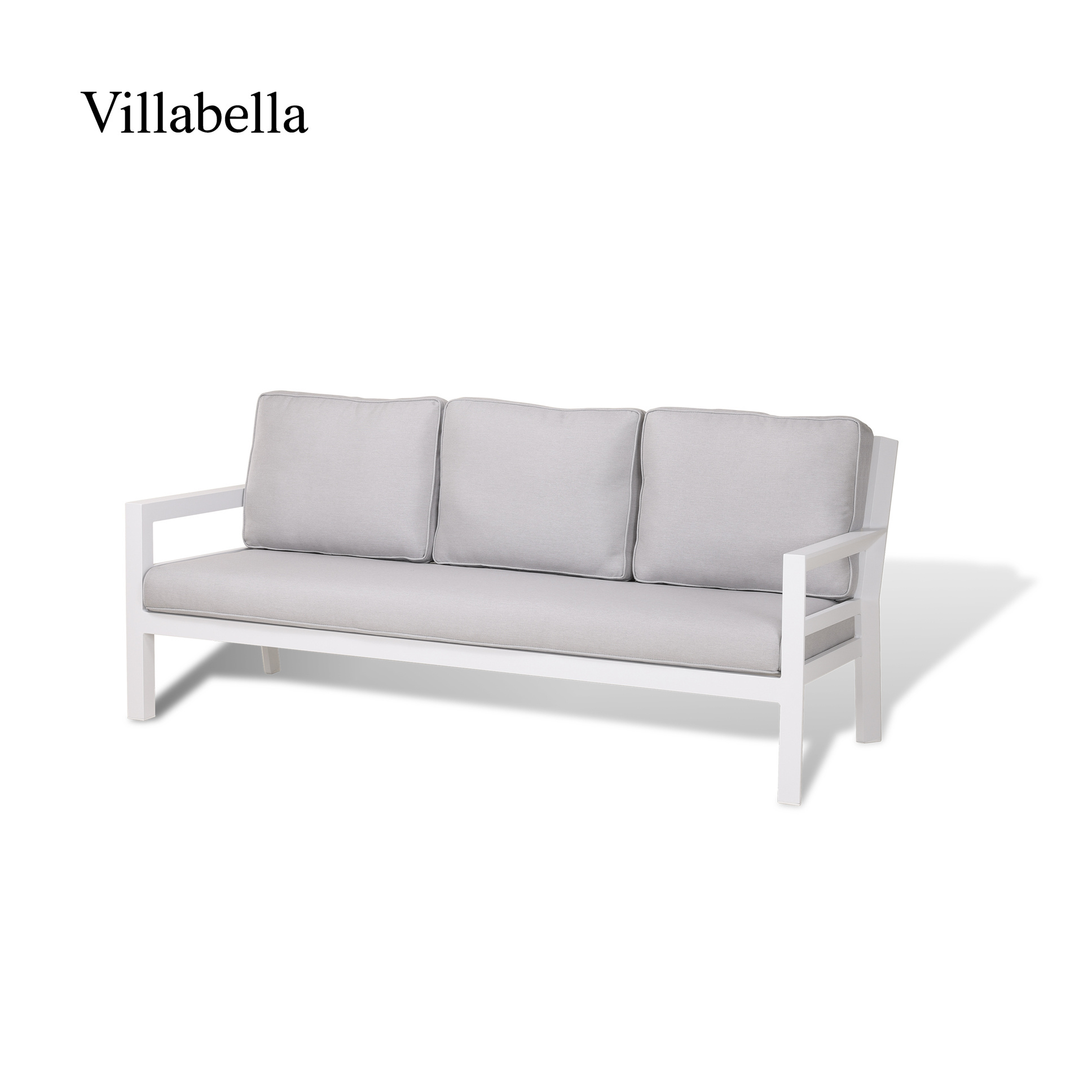 VillaBella Modern Outside Furniture Lounge Sofa Garden Set Aluminum Terrace Furniture Garden Sofa Set Outdoor Furniture