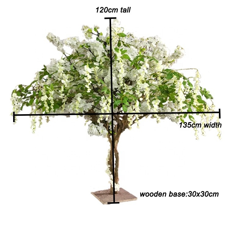 China Manufacturer Customized Artificial Cherry Blossom Trees Centerpieces For Wedding Table decoration