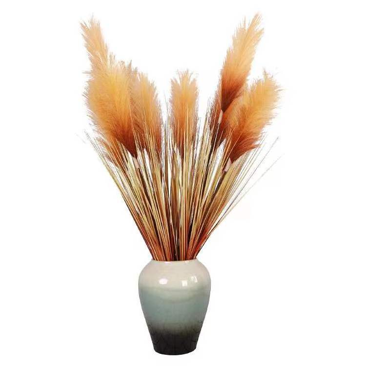 85cm Decorative Onion Grass Artificial Reed Grass for Interior Home Decoration Indoor Eco-friendly