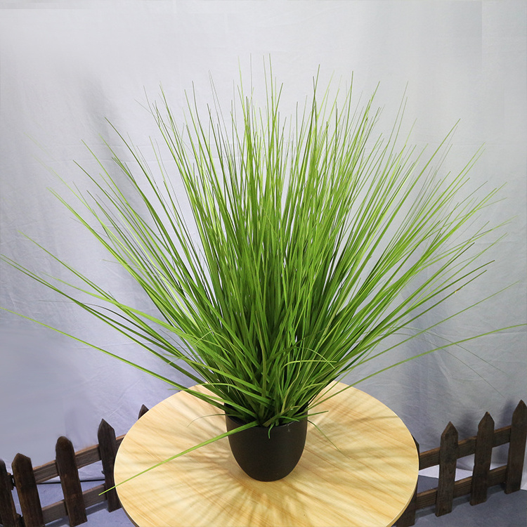 Artificial plant Onion Grass  Plastic 70 cm Potted Green Indoor Decoration for Room Ornamental Long Time