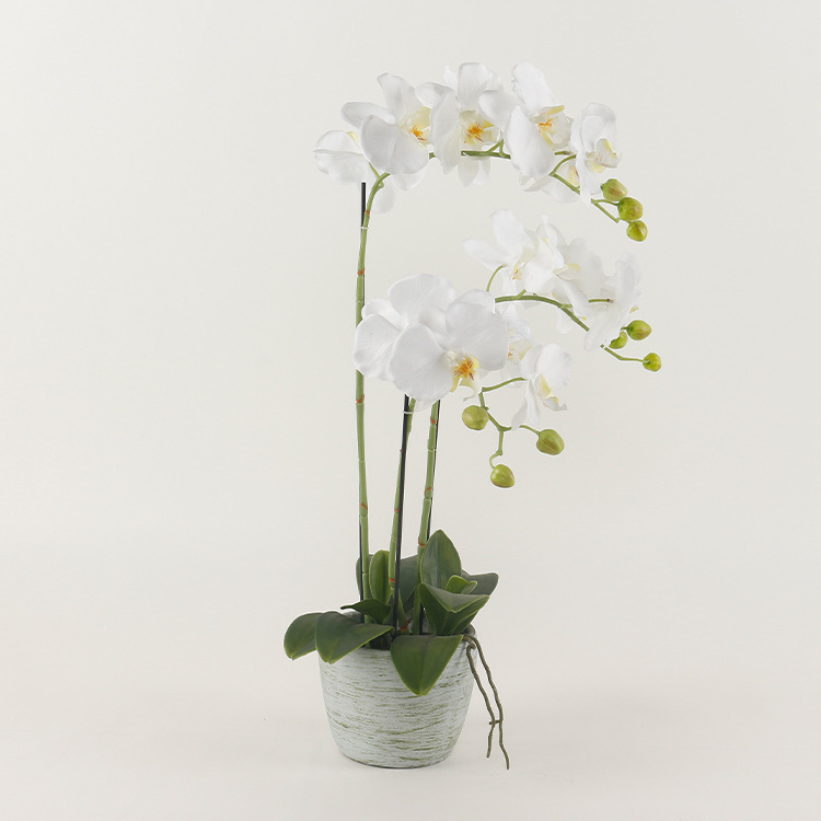 Artificial flower small orchid bonsai for home decoration