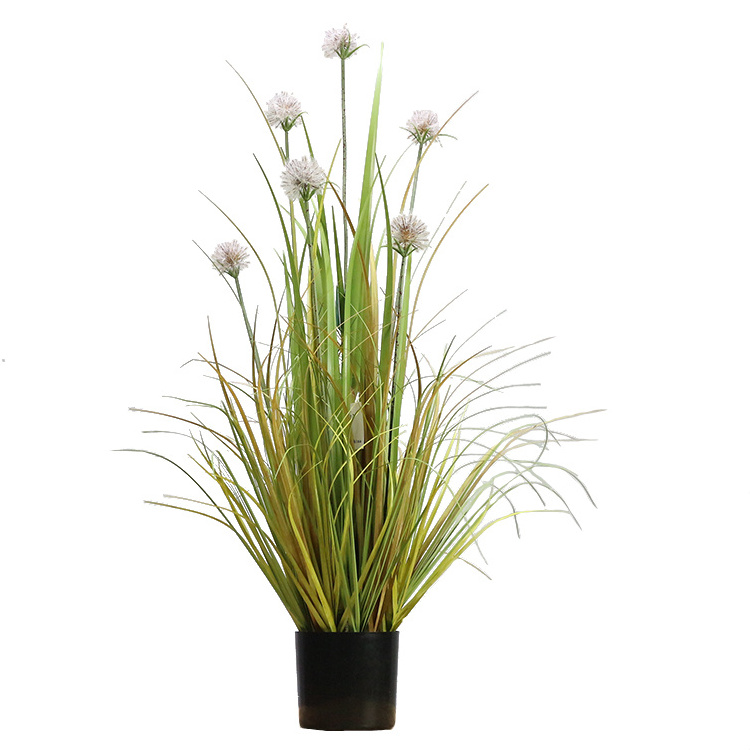 Artificial Dandelion Flower Tall Onion Grass Factory Price 90 cm Plastic Indoor Decoration for Bonsai Artificial