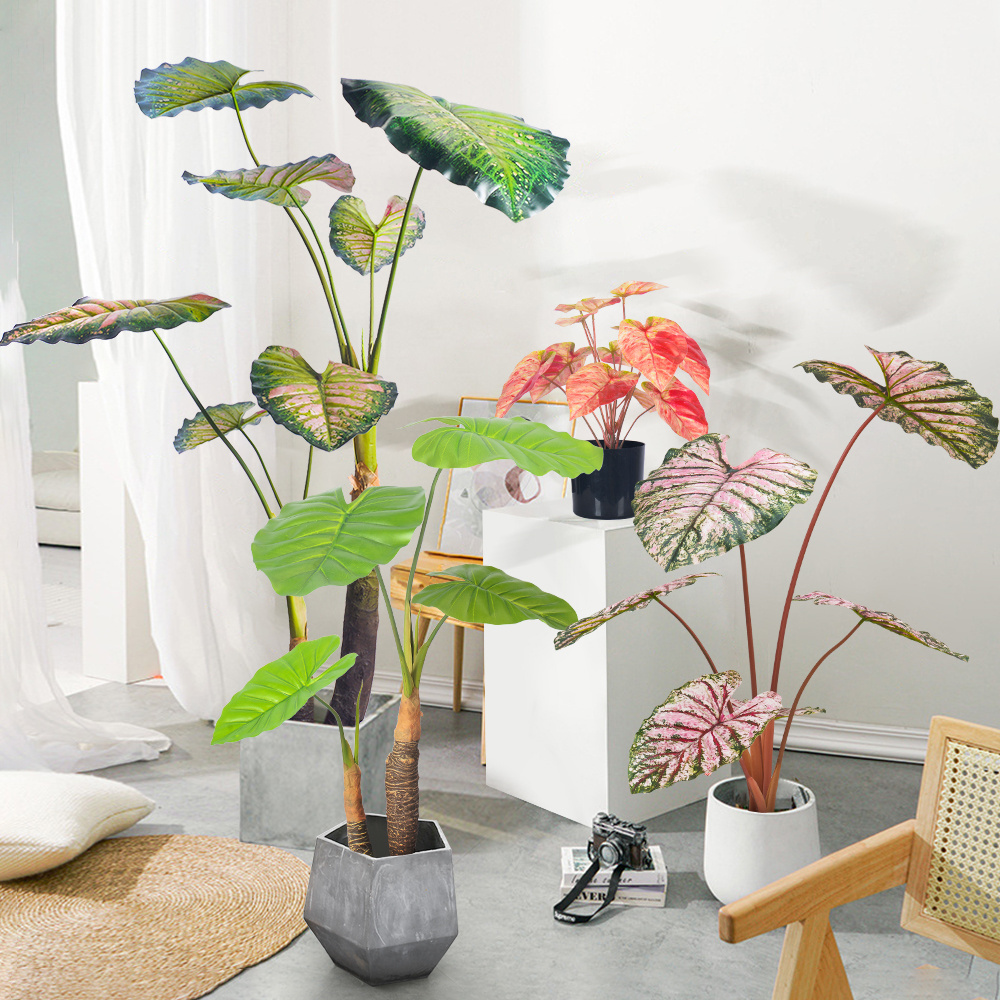 artificial plant trees split philo philodendron indoor artificial trees philodendron pink princess plants caladium bicolor