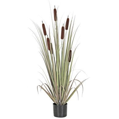 H140CM Factory Green High Quality Potted Grass for Room Office Decor Artificial Cattail Grass onion indoor artificial plants