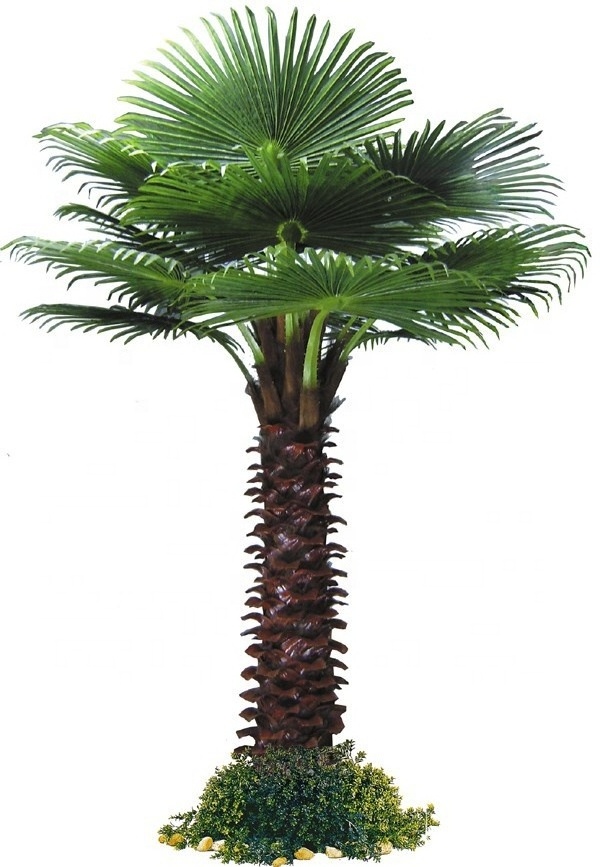 Theme park decoration Artificial Washington's Palm Tree outdoor artificial tropical tree plants