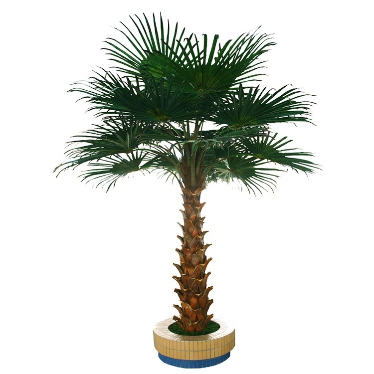 Theme park decoration Artificial Washington's Palm Tree outdoor artificial tropical tree plants