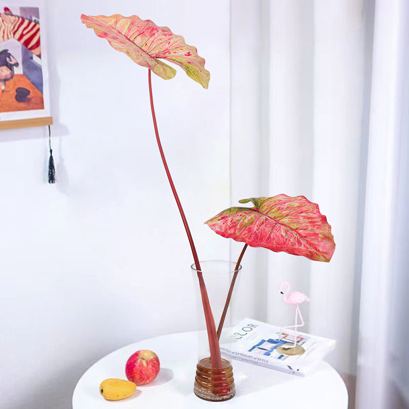 2023 Bonsai ARTIFICIAL CALADIUM PLANTS for Interior Desk decoration