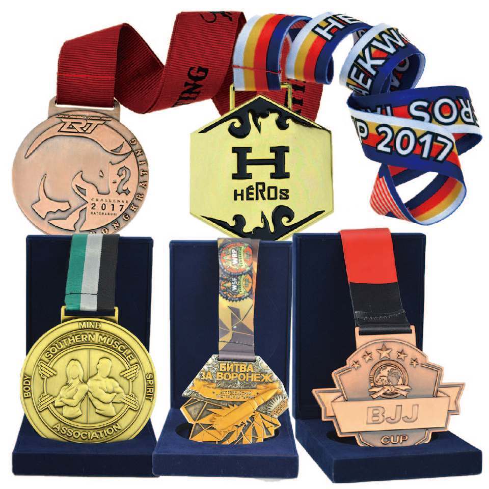 Wholesale Custom Blank Awards Medals Metal Gold Martial Arts Basketball Running Sports Medal