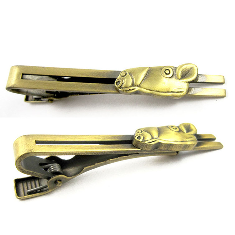 Cuff link manufacture Customized design 3d blank wholesale mens sleeve cuff link and tie clip