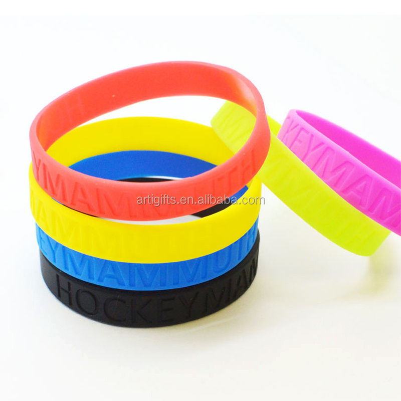 Promotional High Quality Sports Silicon Wrist band Custom Silicone Bracelet Wristbands With Logo