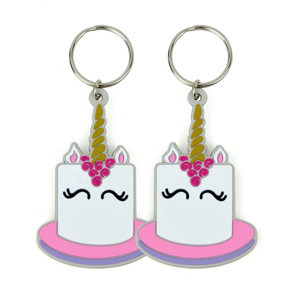 Custom Made Diy Key Ring Keyring Maker Blank Back Soft Rubber Cartoon 2D Pvc Keychain From Artigifts