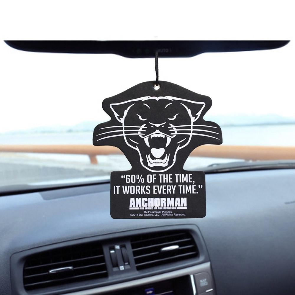 Artigifts Factory Supply Promotional Print Eco Friendly Air Freshener Car Custom Logo Perfumed Hanging Car Air Freshener Paper