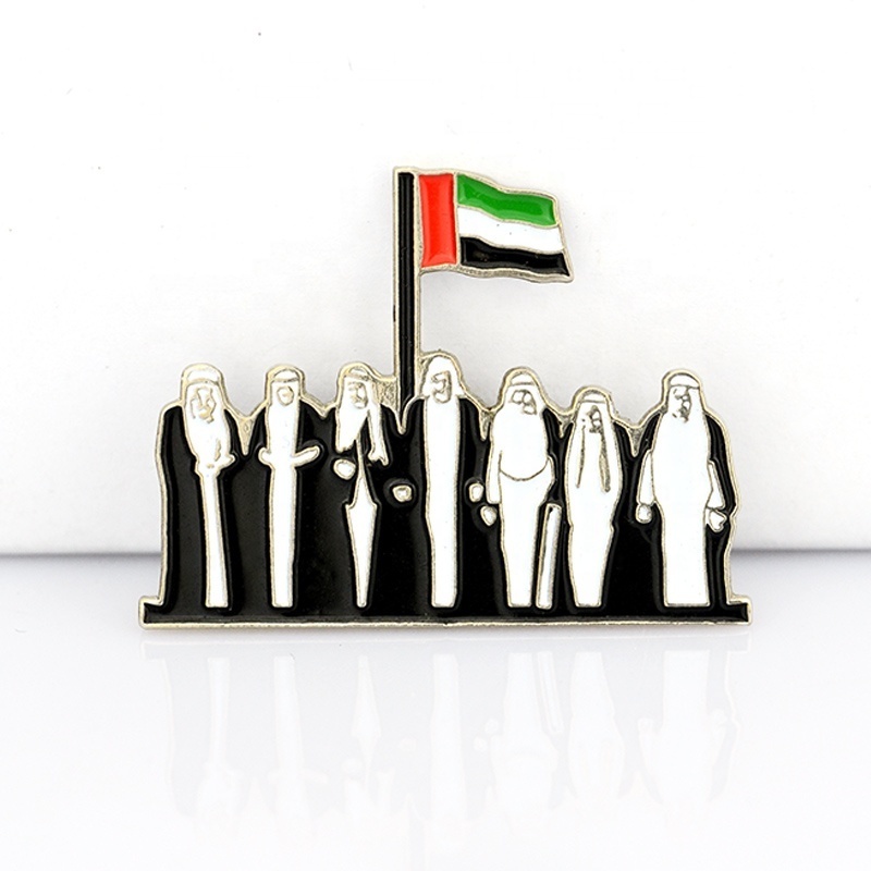 Metal Pin Badge Manufacturer Wholesale Making Custom Enamel Dubai Magnetic badge