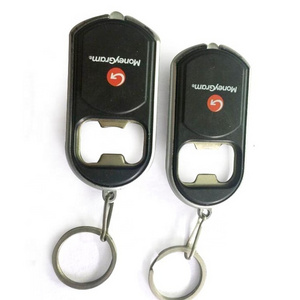 Promotion gift bulk cheap led key holder bottle opener keychain flashlight led light