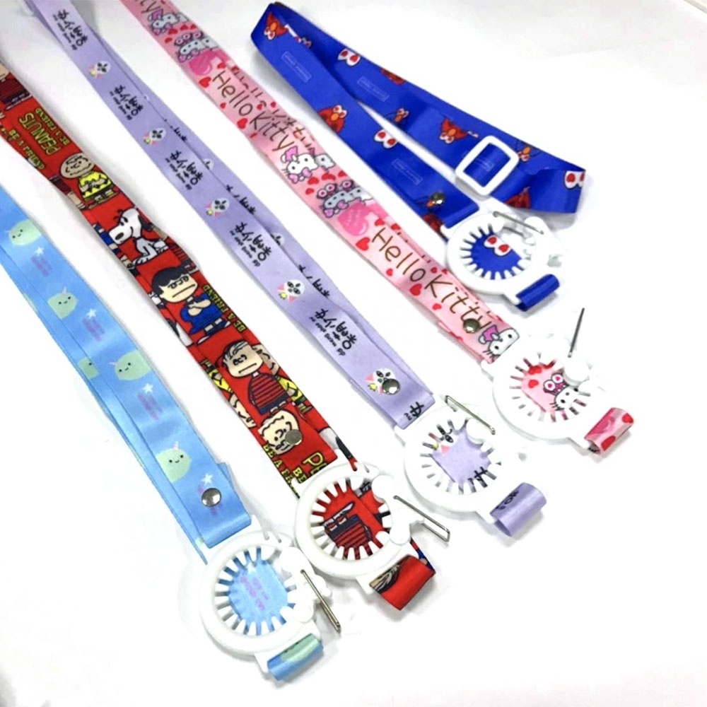 Factory Colorful Sublimation Printing Strap Custom Portable Drink Water Bottle Wine Beer Glass Holder Neck Lanyards