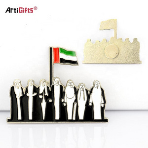 Metal Pin Badge Manufacturer Wholesale Making Custom Enamel Dubai Magnetic badge