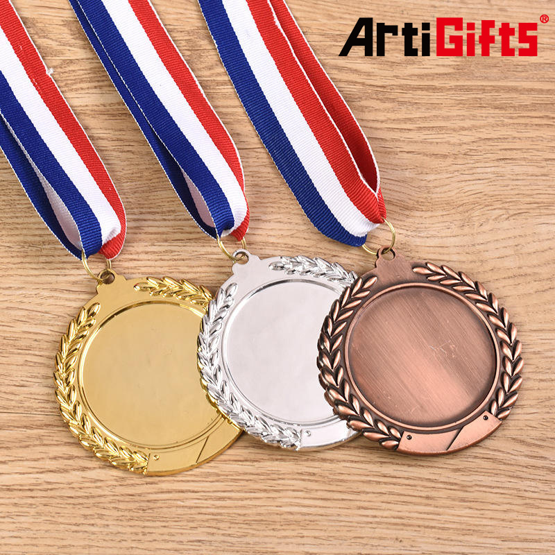 Custom Metal Logo Sports Running Marathon Medal for Souvenir 3d Gold Silver Bronze Zinc Alloy Metal Custom Medal