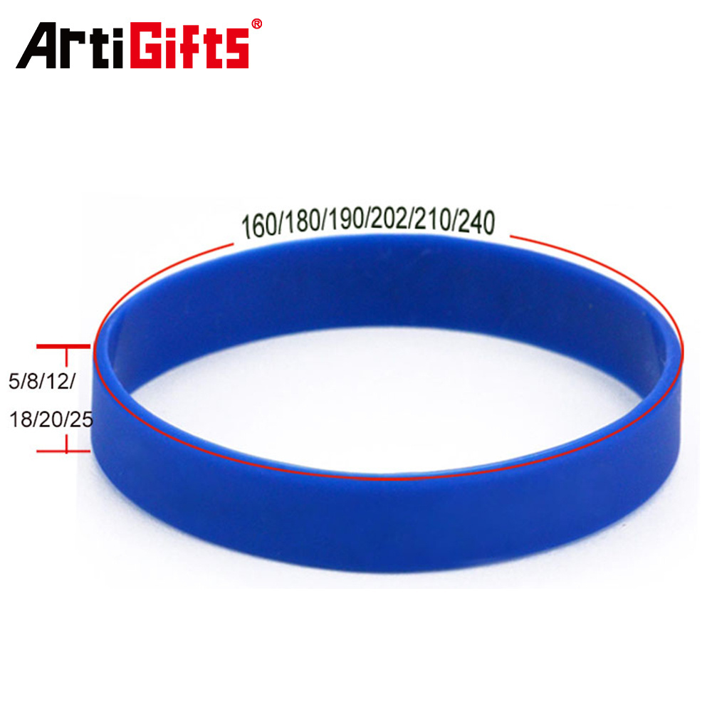 In-stock Promotional Cheap Custom Logo  Rubber Silicone Eco Friendly Printed Bracelet Wristbands