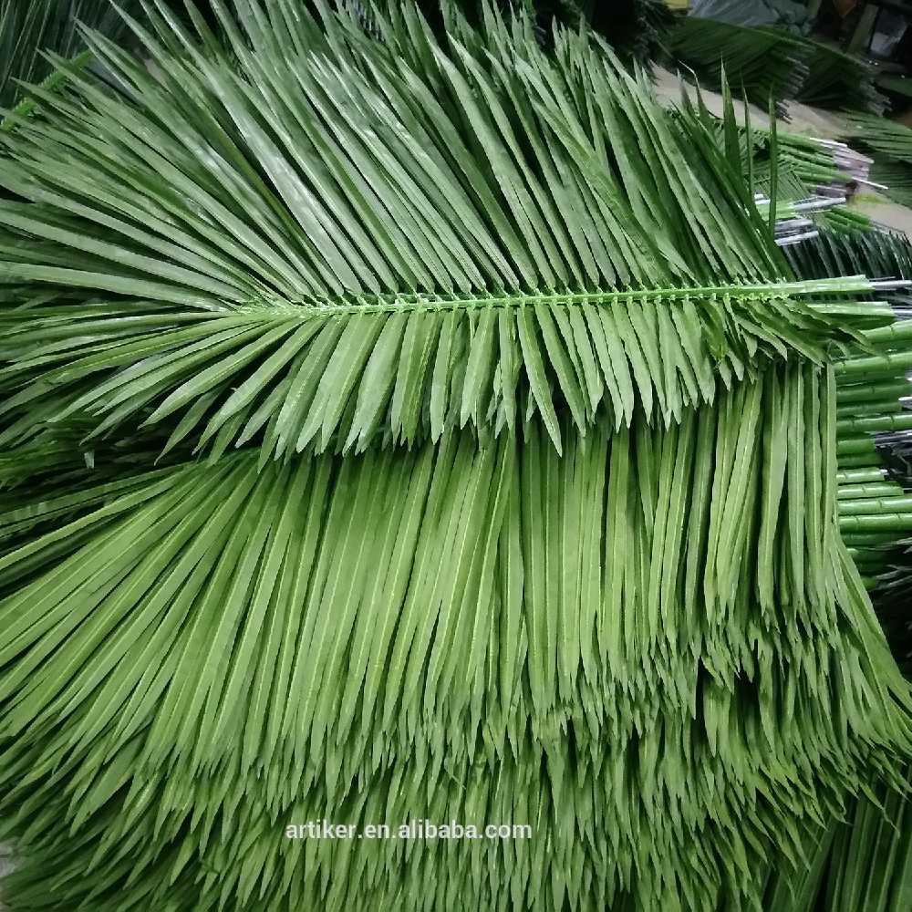 Good For Project And Building Decoration Fiberglass Trunk With Fabric Palm Leave Tree Palm Artificial King Coconut Tree