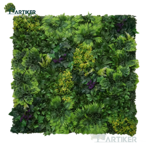 2022 New Products Artificial Garden Green Plant Panels Artificial Plants Wall Backdrop Decorative For Restaurant