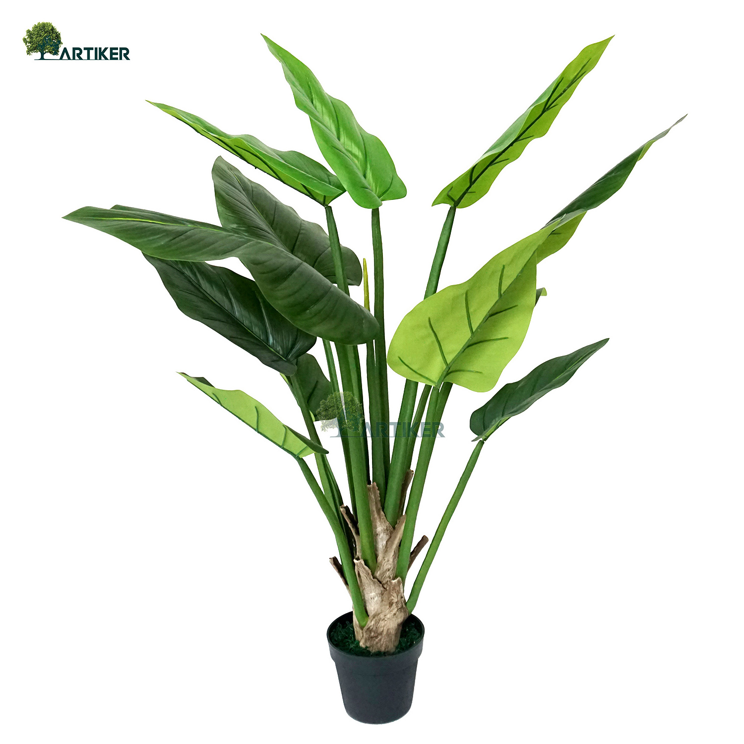 210cm home garden decoration plastic bonsai plant banana leaf tree small artificial traveler banana tree