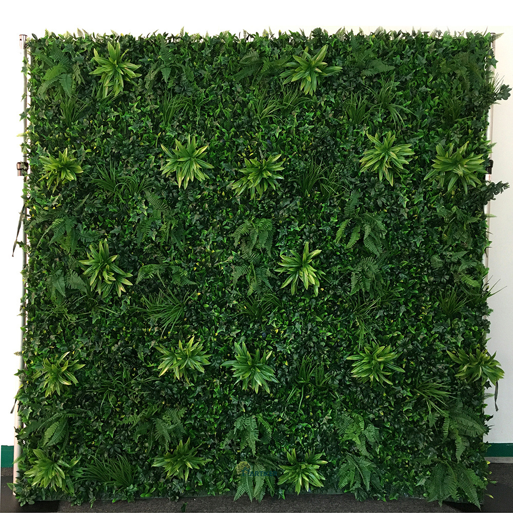 Wholesale 240cm*240cm Artificial Plant Grass Panel Decoration Plants Plastic Green Wall