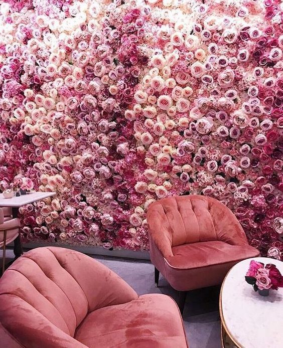 8 ft by 8ft rose gold art backdrop stand fabric artificial curtain panel poster blue 24x16 large roll up 3d flower wall